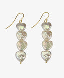 Limited edition - Quadruple heart earrings