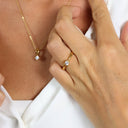 Ring 8K Lg Diamant 0,20Ct