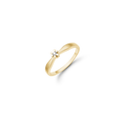 8KT D.RING 1X0,03CT WSI