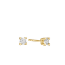 14Kt Ørestik 2X0,10Ct Wsi 4/Gra