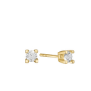 14Kt Ørestik 2X0,25Ct Wsi 4/Gra