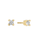 14Kt Ørestik 2X0,40Ct Wsi 4/Gra