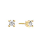 14Kt Ørestik 2X0,50Ct Wsi 4/Gra