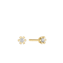 14Kt Ørestik 2X0,15Ct Wsi