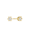 14Kt Ørestik 2X0,40Ct Wsi