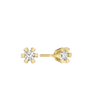 14Kt Ørestik 2X0,50Ct Wsi