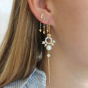 Three Dots Earring Piece - Single