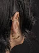 Disrupted 14 Hoop Goldplated Silver - Single