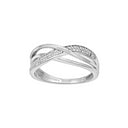 14kt. hvidguldsring m/dia. 0.09ct W/SI