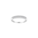14kt. hvidguldsring m/dia. 0.105ct W/SI