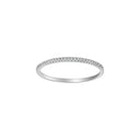 HEART 14kt. hvidguldsalliancering dia0.05ct W/SI