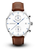 About Vintage 1815 Chronograph Steel / White - 101022