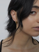Tempelhofer Hoop Goldplated Silver - Single