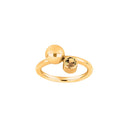 Sølv forgyldt ring Color m/citrin