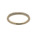14 kt. guldring med 0,12carat TW/SI