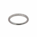 14 kt. hvidguldsring med 0,12carat TW/SI