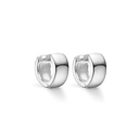 Sølv knækcreol hvælvet Mål 5 x 10 mm