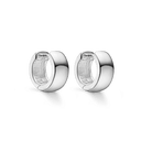 Sølv knækcreol blank hvælvet Mål 5 x 12 mm