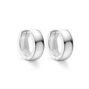 Sølv knækcreol blank hvælvet Mål 5 x 13 mm