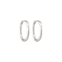 Sølv Knæk creoler - 1,6 x 16 mm