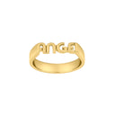 Forg. sølvring STATEMENT52 4mm ANGEL