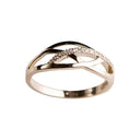 14kt. guldring m/cz