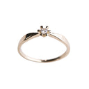 14kt. guldring m/cz