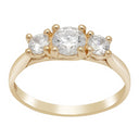 14kt. guldring m/cz