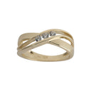 8kt. guldring m/cz