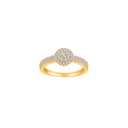 8kt. guldring m/cz