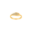 8kt. guldring m/cz