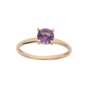 14kt. guldring m/ametyst