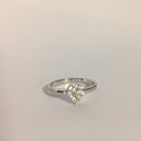 Sølv rhd. ring m/ cz*
