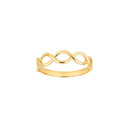 8kt. guldring uendelighed