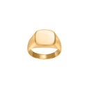 stål ring IP gold plade