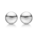 Sølv øreclips halvkugle Mål 15 mm