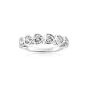 Ring Amorino - with white zirconia
