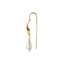 Long Twisted with Baroque Pearl Earring