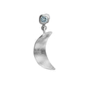 Big Dot Bella Moon with Blue Lagune Stone Silver