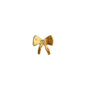 Petit Bow Earring with Stone - Single