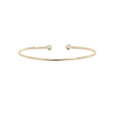 Aagaard - 14kt armring diam.2x0,05ctwsi 1,5mm ( hu