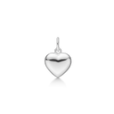 Sølv vedhæng hjerte. Mål: 8,5 x 8 mm.