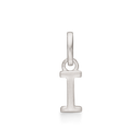 Sølv vedhæng rhodineret bogstav I - 76 x 38 x 33 mm