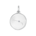 Sølv vedhæng stjernetegn vædder. Mål: 14 mm. i diameter.