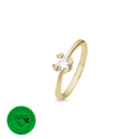 RING 14K LG DIAMANT 0,50CT