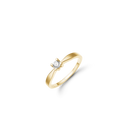 14KT D.RING 1X0,15CT WSI 4/GRAB