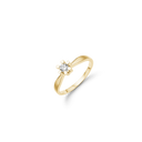 14KT D.RING 1X0,25CT WSI