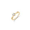 14KT D.RING 1X0,30CT WSI