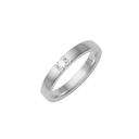 14 karat hvidguld alliancering med 1-7 x 0,07 ct. diamanter