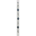 Sølv armbånd 3 runde led med hjerte- mønster 6 ovale led 3 kugler 18+4 cm